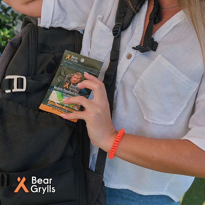 [Australia] - Mosquito Repellent Bracelets ‚Äì Natural Essential Oils | Family Pack | Child‚ÄëFriendly | Non‚ÄëToxic | Reusable Outdoor Wristbands | Individually Wrapped 