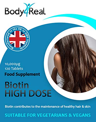 Biotin High Dose Food Supplement 10,000 UG (mcg)