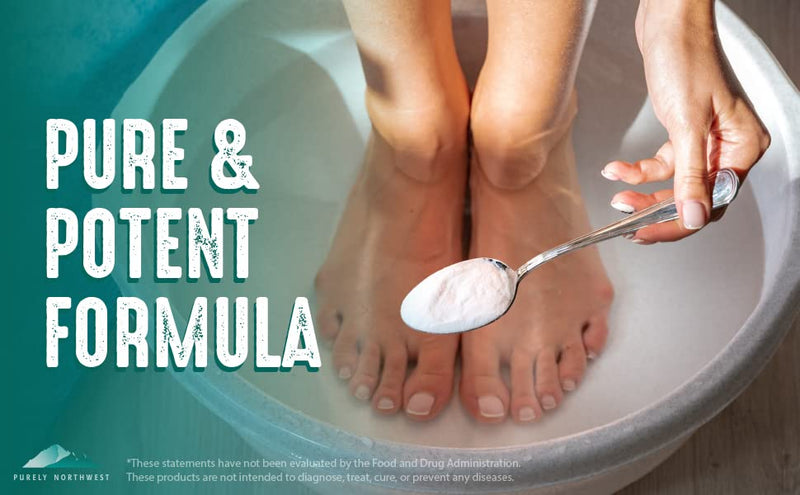 [Australia] - Purely Northwest-Tea Tree Oil Foot Soak & Nail Repair Oil Set- For Damaged Nails, Athletes Foot, Smelly Feet and Foot Callus - Made in the USA Tea Tree Oil 8.5 Ounce (Pack of 2) 