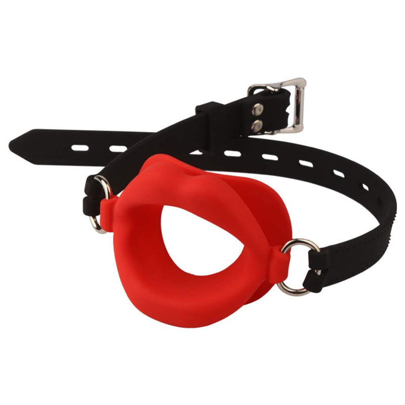 FENICAL Open Mouth Gag Red Lips Erotic Toys Oral Sex Gag Bondage Restraints Fetish BDSM Slave Female Sex Toy Mouth Gag Red Lips Erotic Toys Mouth Gag Red Lips Erotic Toys Blowjob Toy