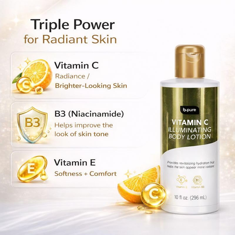 b.pure Vitamin C Body Lotion (2 EA 8 oz)