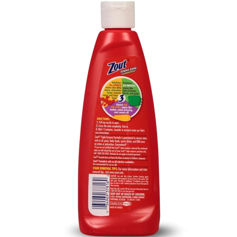 [Australia] - Zout Laundry Stain Remover, Triple Enzyme Formula, 12 Ounce 12 Fl Oz (Pack of 1) 