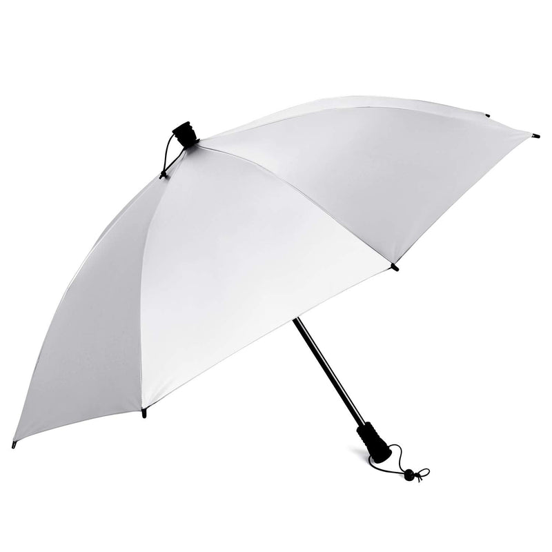 G4Free 46 Inch Large Hiking Umbrella Ultralight UV Silver Reflective Full-size Trekking Backpacking Umbrella Silver/Deep Blue