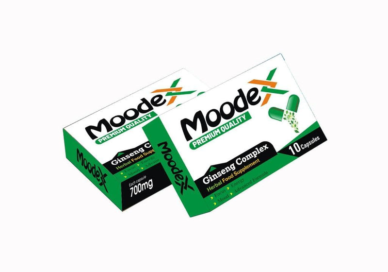 Extra Strong MoodeX Green-New Stronger for Longer Formula for Men - Ultra Strong Performance Enhancing Pills, Stamina Endurance Booster Green Supplement Pills for Men - 10 Ginseng Capsules 700MG