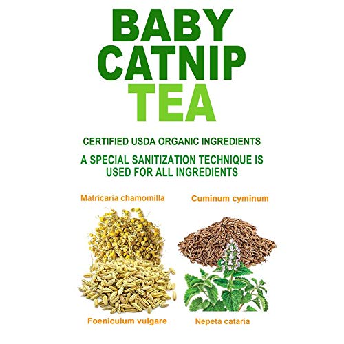 [Australia] - Secrets Of Tea Catnip Colic Tea Colic Reliever, Gas, Acid Reflux Relief - Natural USDA Organic Caffeine Free Herbal Colic Tea for Babies and Newborns - 20 Count(1 Pack) 
