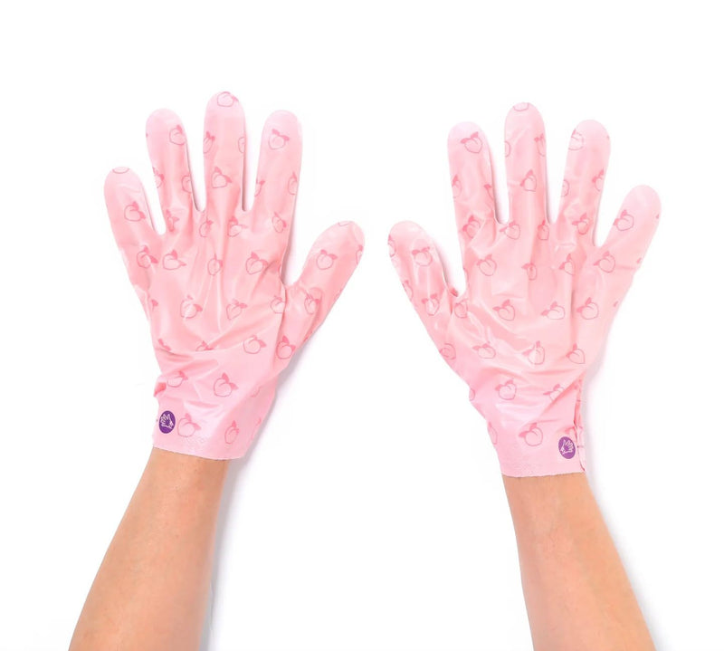 [Australia] - TONYMOLY I’m Lovely Peach Hand Mask – Hydrating & Moisturizing Korean Hand Treatment Gloves with Peach, Plum & Honeysuckle Extracts – Phone Screen Friendly, 5pk 