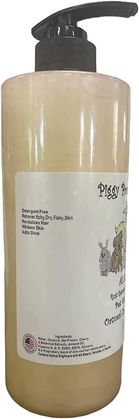 All Natural Rust Remover Whitening Shampoo & Organic Cherry Scented Coconut Oil for Pigs Dogs Small Animals - PawsPlanet Australia