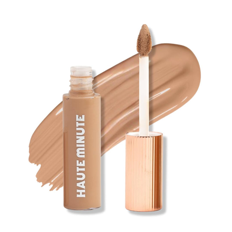 Mini Glam Bag, Skin Caring Concealer (Neutral Sand) & Mini Glamstick Retractable Foundation Brush