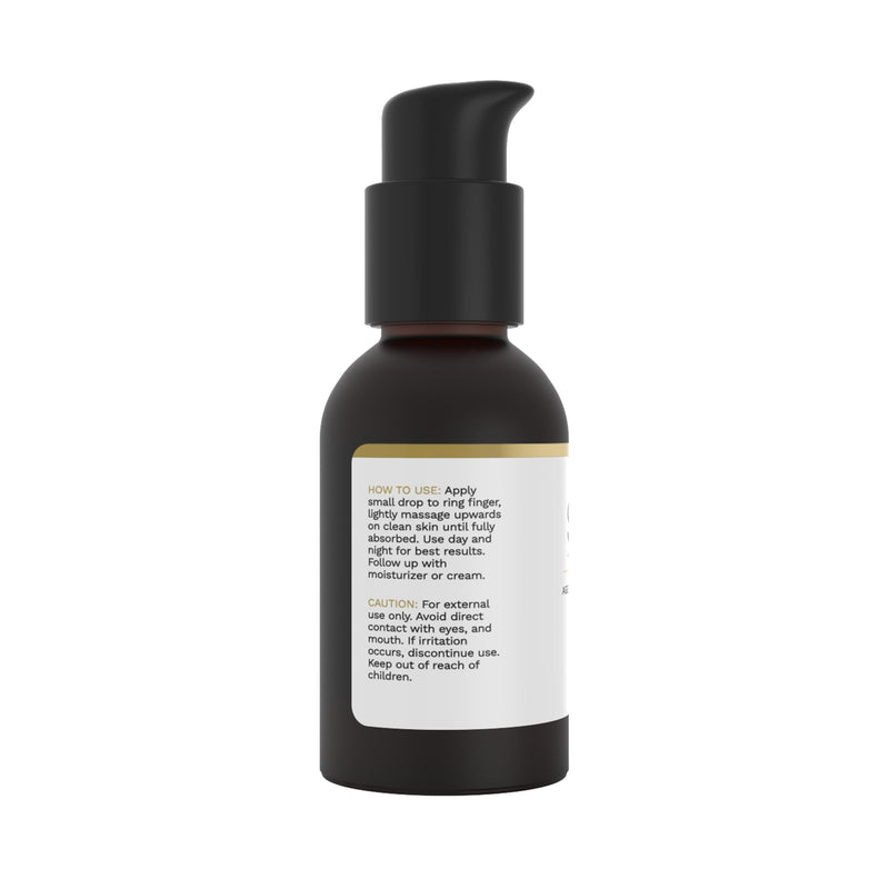 Sapo All Natural Vitamin C Serum for Face with Sodium Ascorbyl Phosphate, Hyaluronic Acid & Chamomile, Lightweight Fast-Absorbing Facial Serum for Bright-Looking Skin, 1 oz