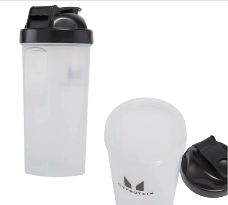 [Australia] - Myprotein Shaker Bottle - Black/Clear 600ml with Mix Ball Smooth Protein Shakes Protein Blends On Go Shaker Clump Free Protein Shakes Odorless 
