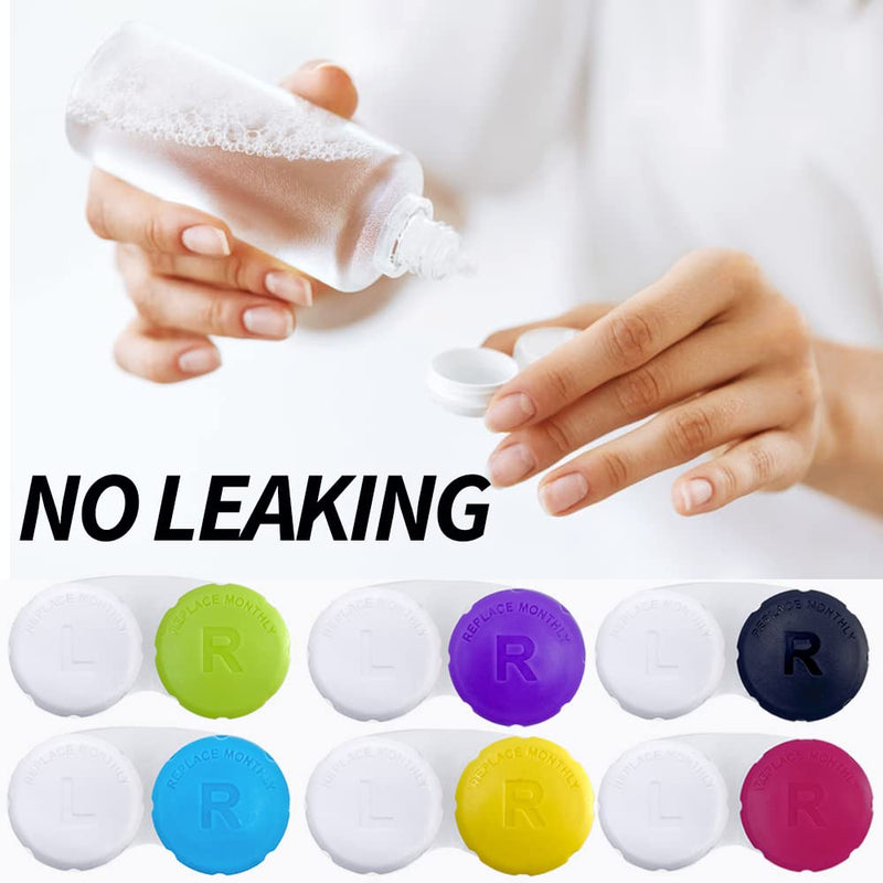 [Australia] - Contact Lens Case for Travel, Daliy Use-Black Black 3 Pack 