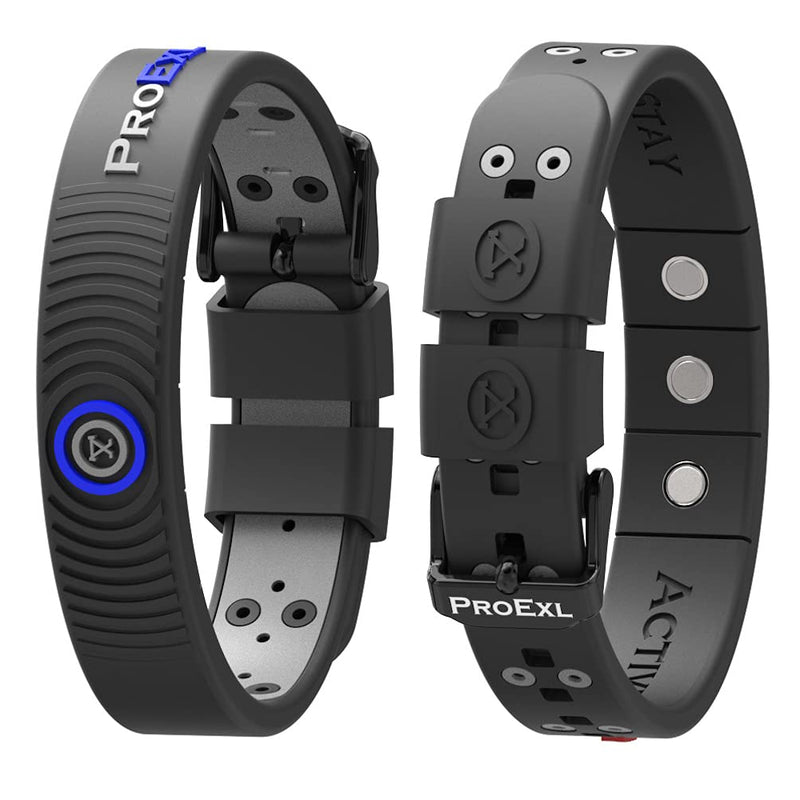 [Australia] - PROEXL¬Æ Ultimate Magnetic Bracelet - Waterproof and Fits all Wrists - Stay Active Black Blue 