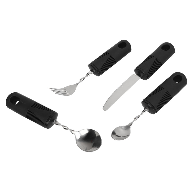 Weighted Silverware for Parkinsons Patients Arthritic Aid Hand Tremor Spoon Fork Knife Adaptive Utensil Set
