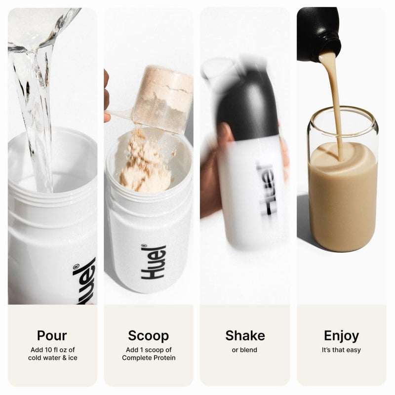 Huel Vegan Protein Powder | Strawberry | Complete Nutrition | 20g Protein | 26 Servings | 100% Plant-Based | 27 Vitamins & Minerals, Gluten Free, Non-GMO, Lactose Free 26.6 Ounce (Pack of 1)
