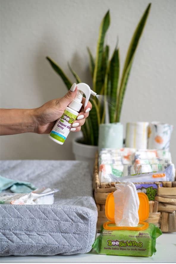 [Australia] - Diaper Rash Cream Spray by Boogie Bottoms, Travel Friendly No-Rub Touch Free Application for Sensitive Skin, from The Maker of Boogie Wipes, Over 200 Sprays per Bottle, 1.7 oz 