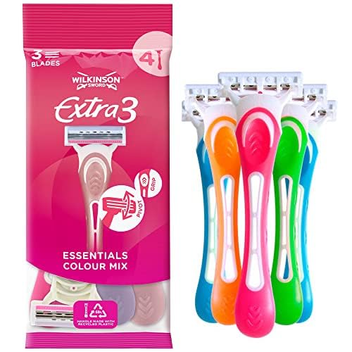 [Australia] - Wilkinson disposable razors for women Extra 3 Beauty, 4 pieces 