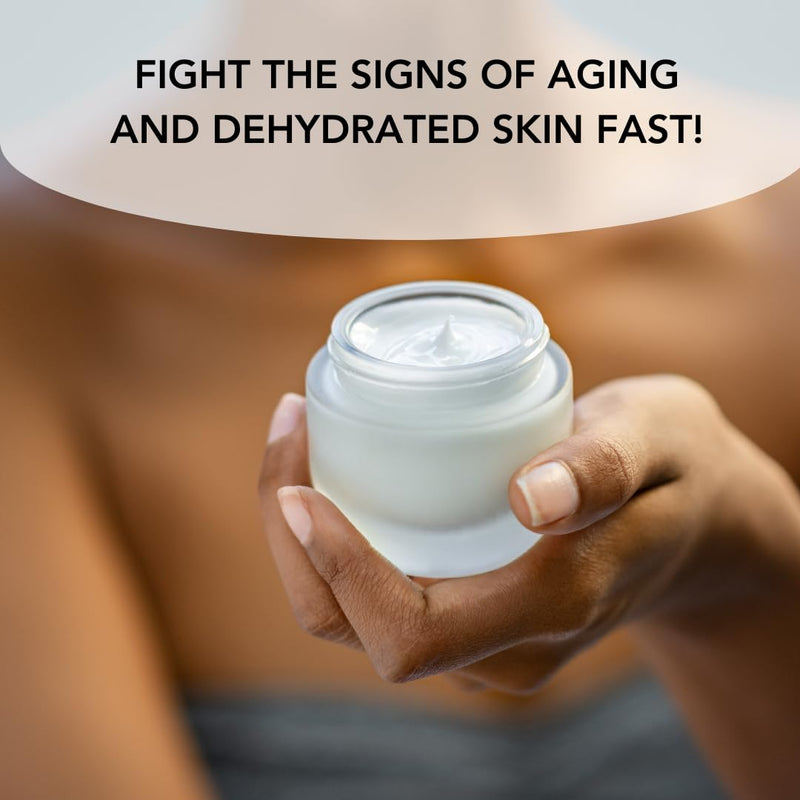 I RoseHip Oil and Hibiscus Face Cream I Non-greasy Hydration for all skin types I Balance, Brighten and Smooth your Skin I Non-Pore Clogging, Anti-Acne and Anti-Aging.