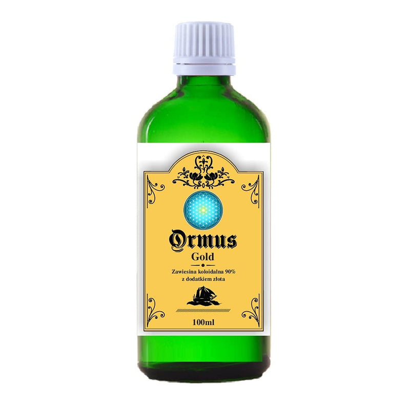 [Australia] - Ormus® Gold 100ml 90% Elements of Life 100% Natural, Gold Silver Iridium Platinum Rhodium Chrome Natural without preservatives and fillers 