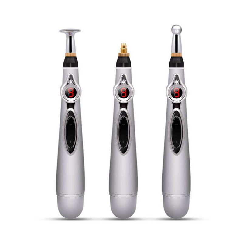 [Australia] - Electronic Acupuncture Pen, 3-in-1 Meridian Energy Pen for Pain Relief, Pain Relief Therapy, Electric Meridians Acupuncture Machine 