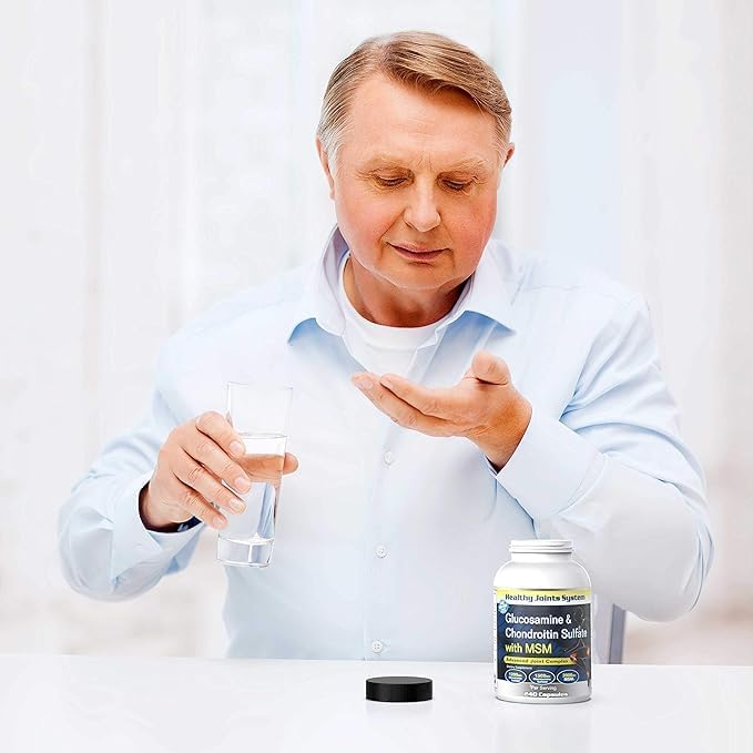[Australia] - Advanced Mobility & Flexibility Support Formula with Glucosamine, Chondroitin & MSM – 240 Capsules for Active Lifestyles & Daily Wellness 