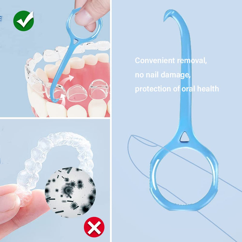 [Australia] - Retainer Case Travel Aligner Case Mouth Guard Box with Clip, Organizer Bag, Mirror and Removal Tool Set (Animal) Animal 