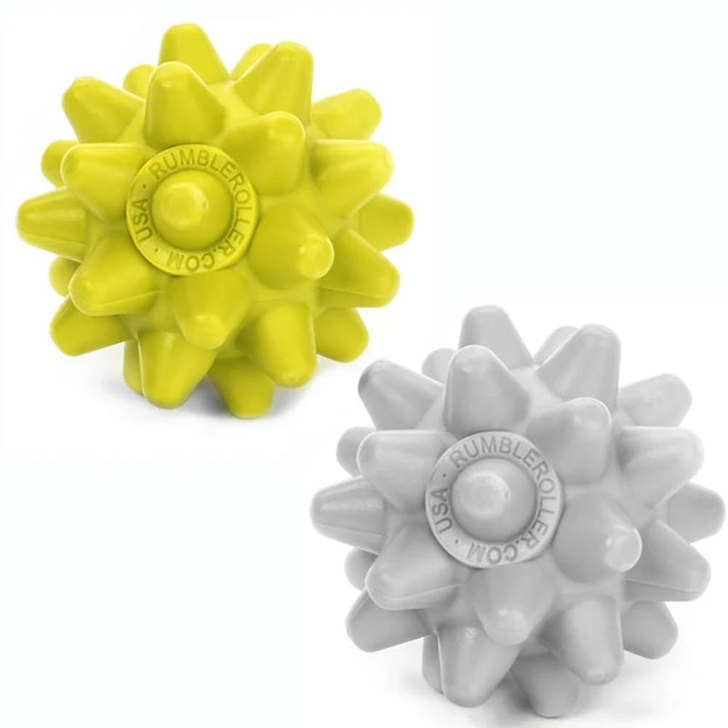 RUMBLE ROLLER RumbleRoller Beastie Ball -2 Pack RumbleRoller Beastie Ball Combo Pack-1 Original & 1 Xtra Firm Massage Roller Ball