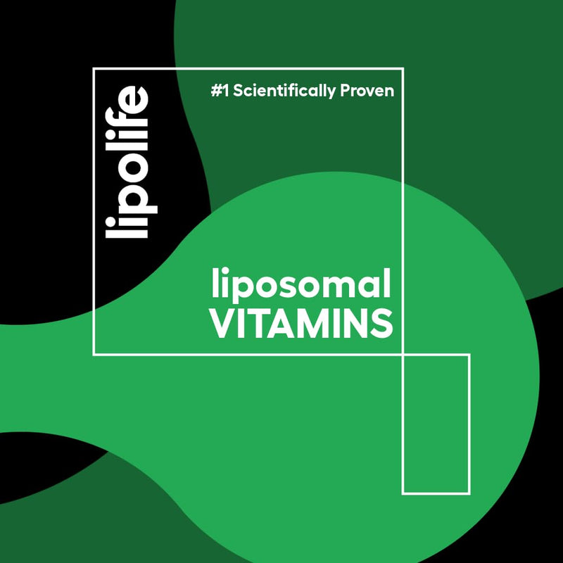 Liposomal Vitamin C, D3, K2 Plus Zinc. Liquid Immune Support with high Absorption. Orange Flavour, Vegan. Made in the UK. lipolife liposomal Supplements, #1 scientifically Proven.