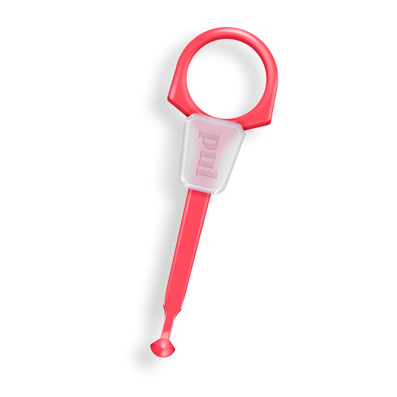 [Australia] - PUL Chewies & Clear Aligner Removal 2 in 1 Combo Tool - Compatible With Invisalign Removable Braces & Trays, Aligners, Retainers, Dentures - Hygienic Oral Care - Compact & Durable - 1 Pack, Pink 