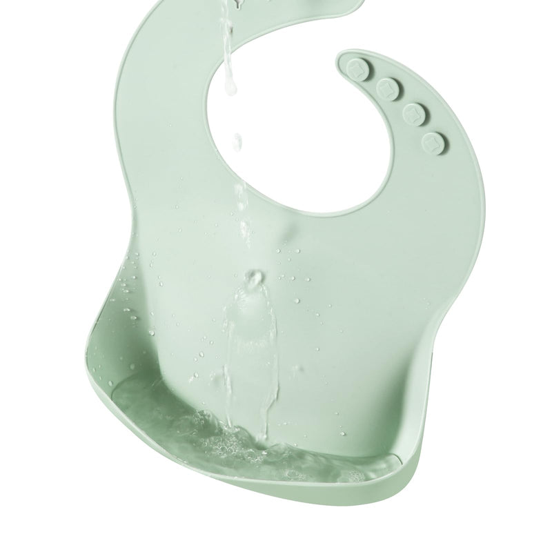[Australia] - PandaEar 3 Pack Silicone Baby Bibs for Boys Girls| Waterproof Toddler Bibs| Adjustable Unisex Baby Bibs for Eating| BPA Free Soft Durable Silicone Bibs with Large Food Catcher 