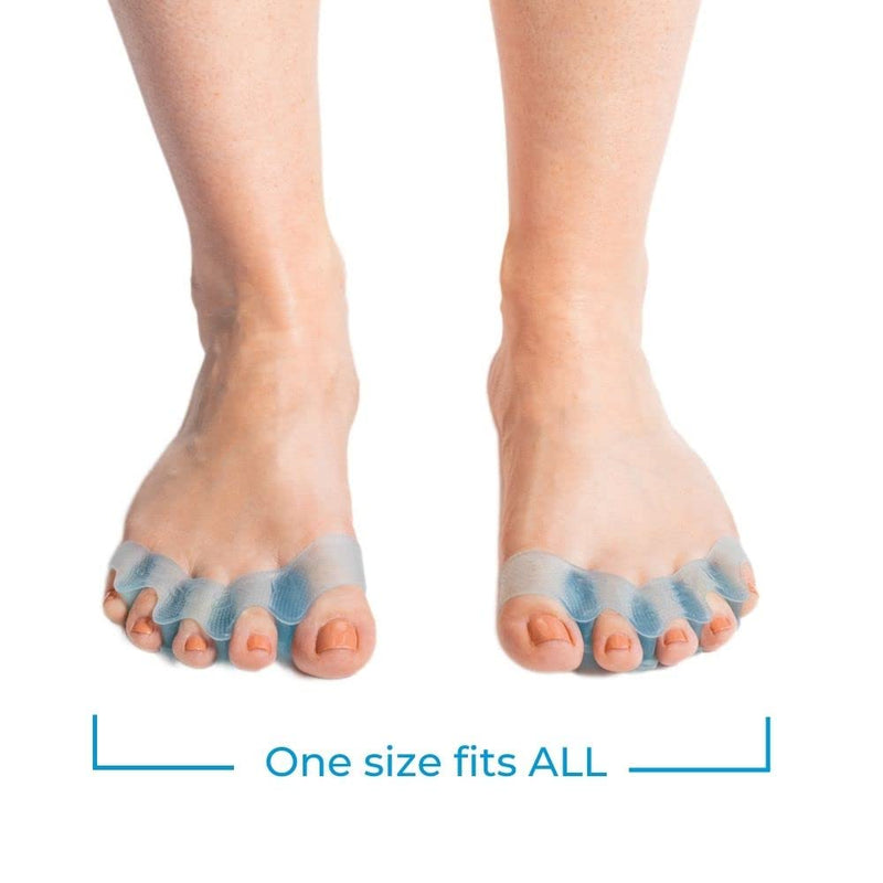 NABOSO Splay Gel Toe Stretcher, Separator - Blue (Version 1.0)