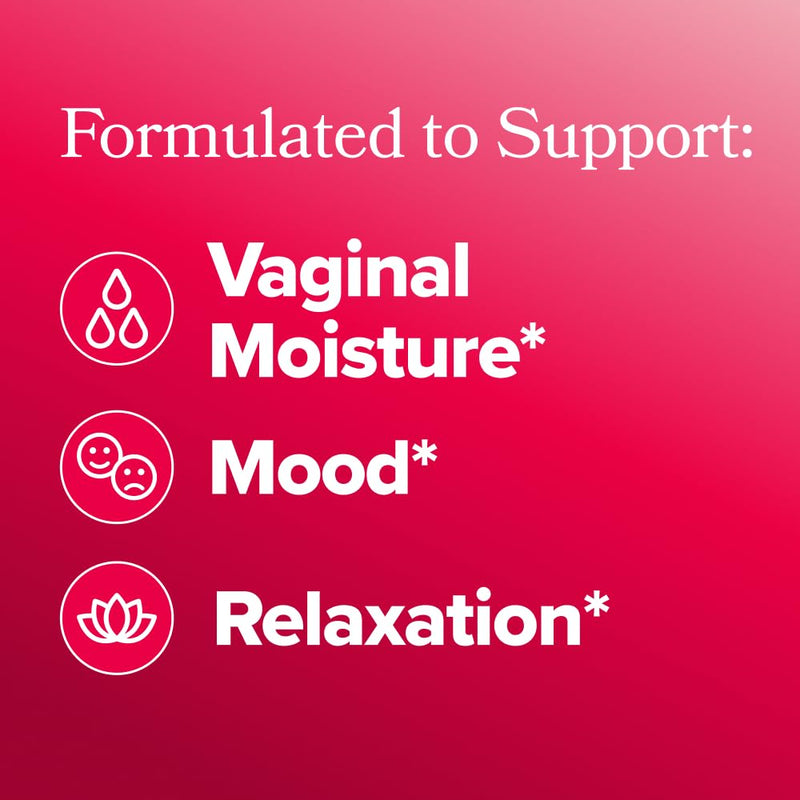 URO Vaginal Moisture & Mood with KSM-66® Ashwagandha – 30-Day Supply 60 Count (Pack of 1)