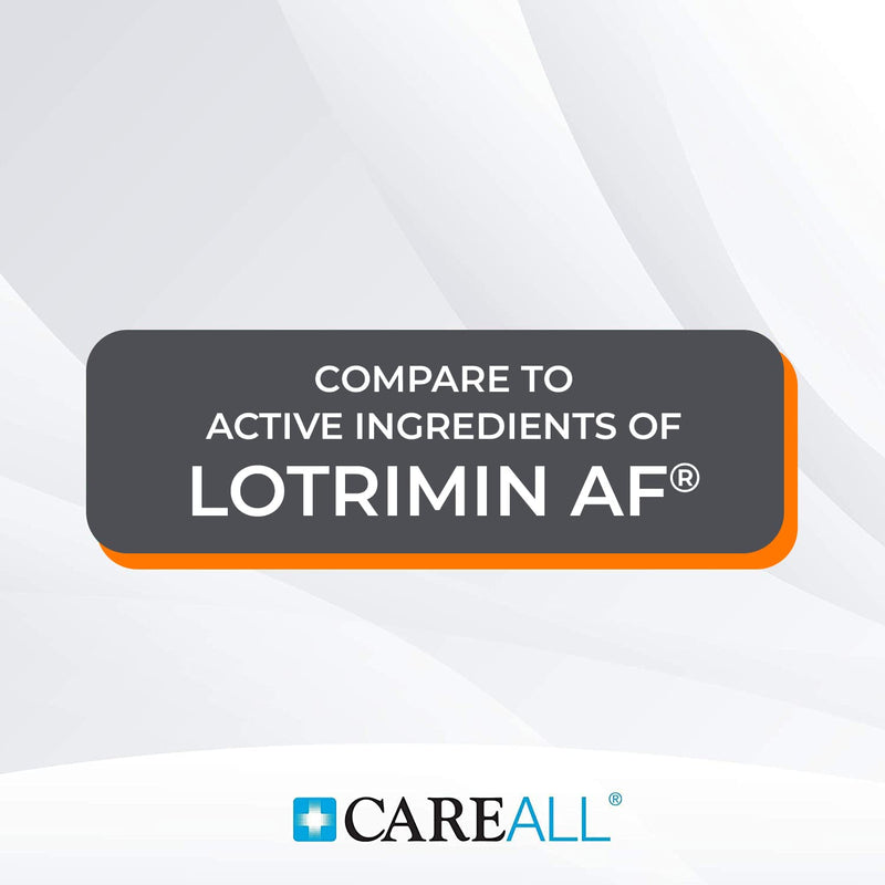 [Australia] - CareAll Clotrimazole Antifungal Cream 1% USP 1.0 oz. (6 Pack), Cures Most Athlete’s Foot, Jock Itch and Ringworm, Sooths and Relieves Itching, Burning and Cracking from These Conditions 