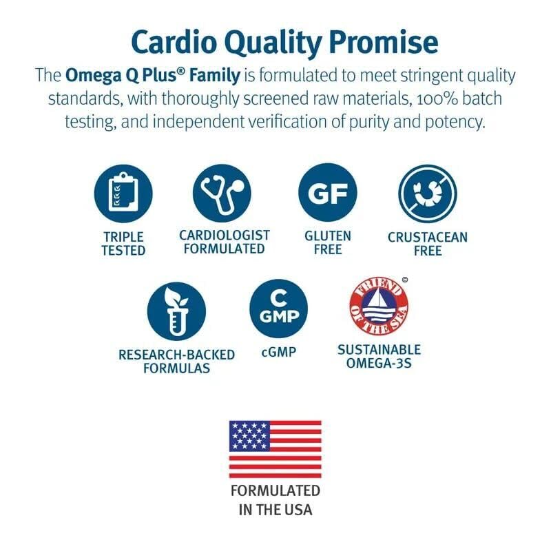 [Australia] - Dr. Sinatra Omega Q Plus ULTRA | Advanced, Comprehensive Support for Heart Health & Healthy Aging with Ashwagandha for Stress Relief 