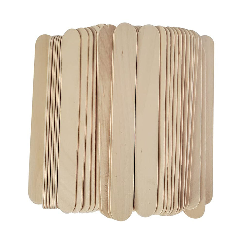 [Australia] - Waxing Kit, Non Woven Cloth Hair Removal Wax Strips Multi Size Combo - 100 Large & 200 Small Strips, 200 Wooden Applicator Sticks, Full-Body Hair Removal for All Non-Woven Kit 