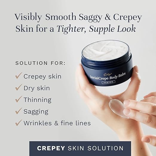 City Beauty InvisiCrepe Body Balm - Skin Firming & Tightening Lotion for a Smoother, Firmer Look | Anti-Aging Firming Body Cream 5 Fl Oz (Pack of 1)