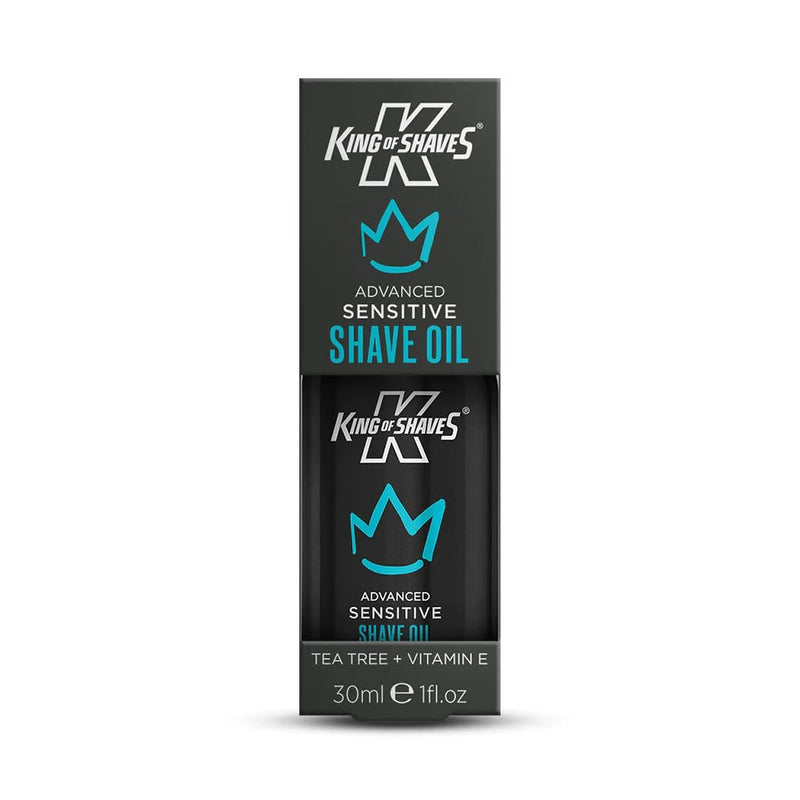 [Australia] - King of Shaves Sensitive Advanced Shaving Oil, Handy Pump 30 ml - QUAD PACK 1 piece (pack of 4) 