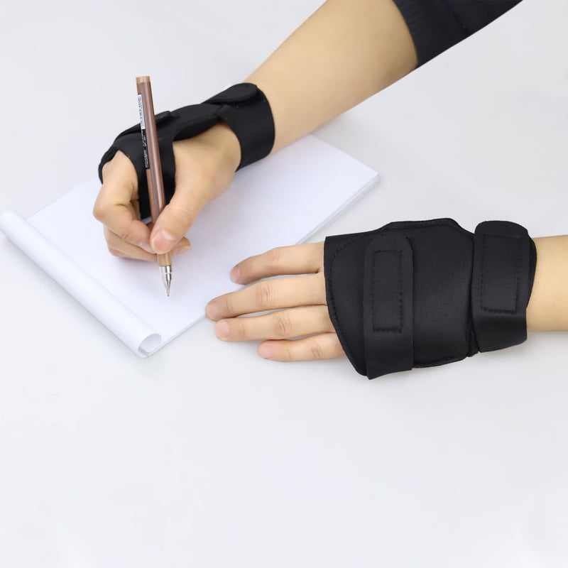 [Australia] - 1 Pair Weighted Gloves for Tremors Hand Weighted Utensils Provide Hand Stability Adjustable Weighted Hand Writing Glove for Parkinson's Essential Tremors Patients 