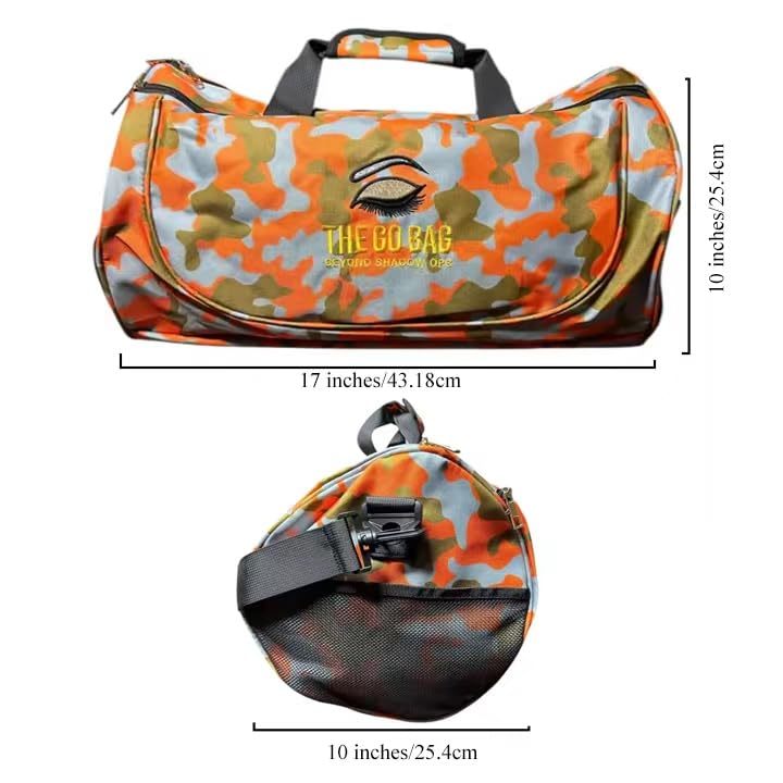 Beyond Shadow Ops™ The Go Bag – Gym & Travel Duffle with Waterproof Pocket, Multi-Pocket Storage & Adjustable Strap