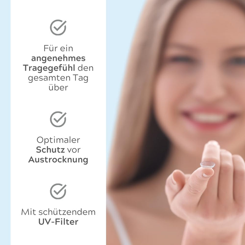 [Australia] - MAGNIVISION monthly lens premium, soft contact lenses for -2.75 diopters, contact lens with silicone hydrogel material and UV filter for long wearing times, without preservatives -2.75 diopters 