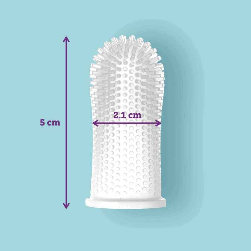 [Australia] - Baby Toothbrush, 360 Degree Bristle Silicone Finger Toothbrush 6 to 12 Months, and Toddler Toothbrushes 1-2, Set of 4 – Multi Colors Multi-colors 