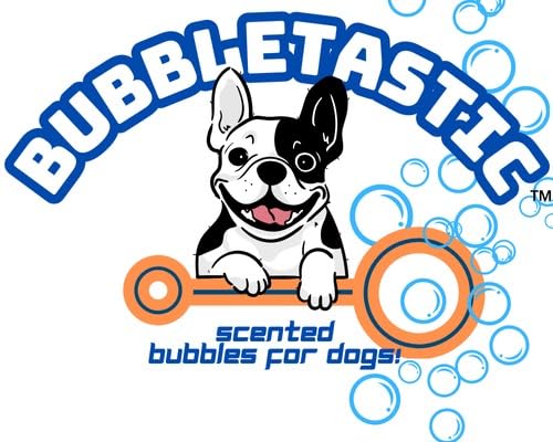 Bubbletastic Peanut Butter Scented Dog Bubbles 8 Ounce Bottle, Non Toxic, Tear Free - PawsPlanet Australia
