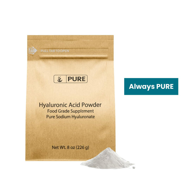 [Australia] - PURE ORIGINAL INGREDIENTS Hyaluronic Acid (8 oz) Water Soluble, Fine Powder 8 Ounce 