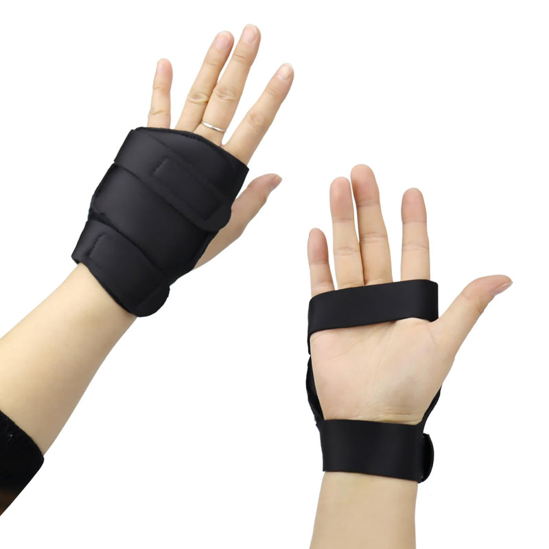 [Australia] - 1 Pair Weighted Gloves for Tremors Hand Weighted Utensils Provide Hand Stability Adjustable Weighted Hand Writing Glove for Parkinson's Essential Tremors Patients 