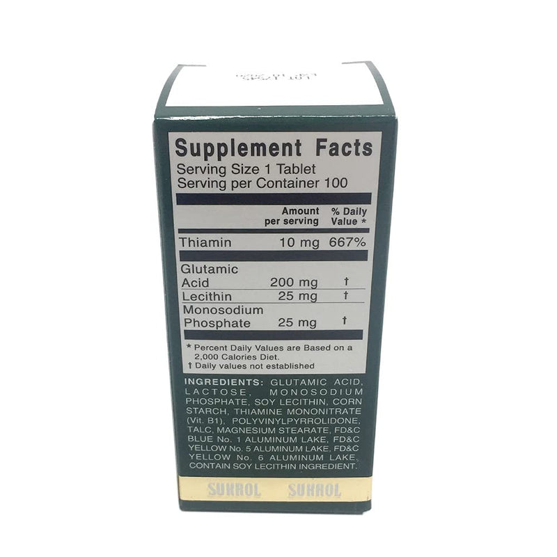[Australia] - Sukrol Dietary Supplement 100 Tablets 