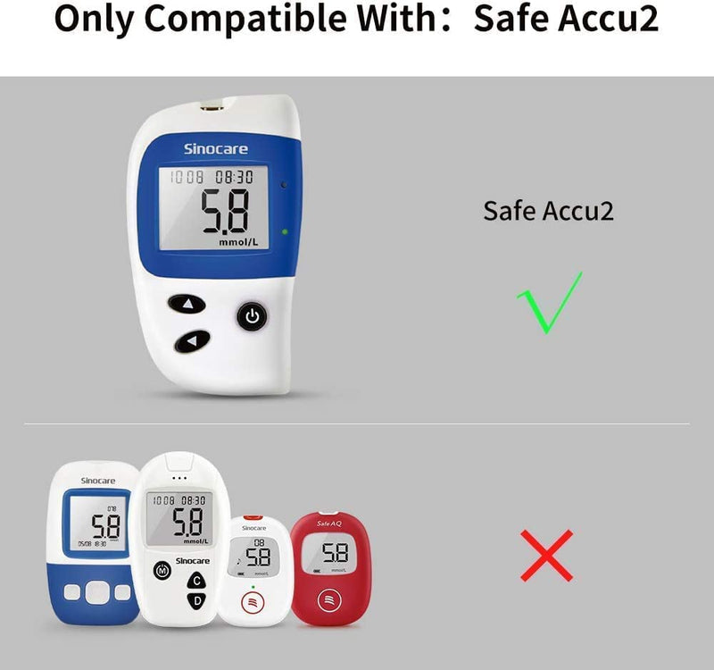 [Australia] - sinocare blood sugar test strips Safe ACCU2 (ACCU2 blood sugar test strips 200) Safe-Accu2 test strips set 200 