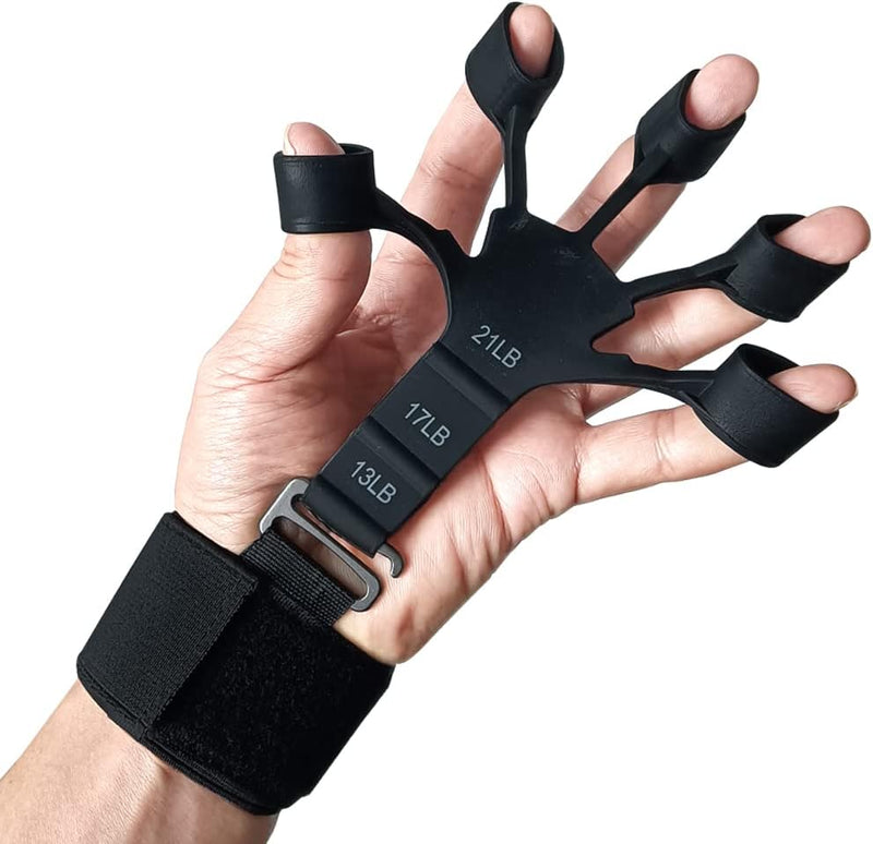 [Australia] - 9 Pack Foam Grip Tubing Aid for Utensils and Tools, 12” Length 3 Sizes of Diameter, Increase Hand Grip for Elderly or Arthritis. Includes Finger Exerciser to Build Hand Dexterity and Strength 