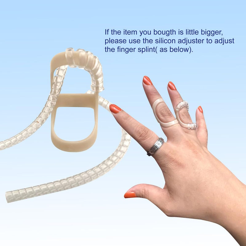 [Australia] - Oval Finger Splint 8 pcs, Finger Splints for Arthritis, Mallet Finger, Trigger Finger Splint, hypermobility(EDS) finger For Thumb/Middle,/Index/Pinky or Ring Finger(2,3,4,5,6,7,8,9) Medium(2,3,4,5,6,7,8,9) 