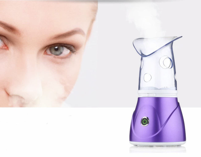 [Australia] - Facial Steamer,Nano Ionic Face Steamer for Home Facial,Face Sauna Spa Sinuses Moisturizing Cleansing Pores for for Women Moisturizing Home SPA 