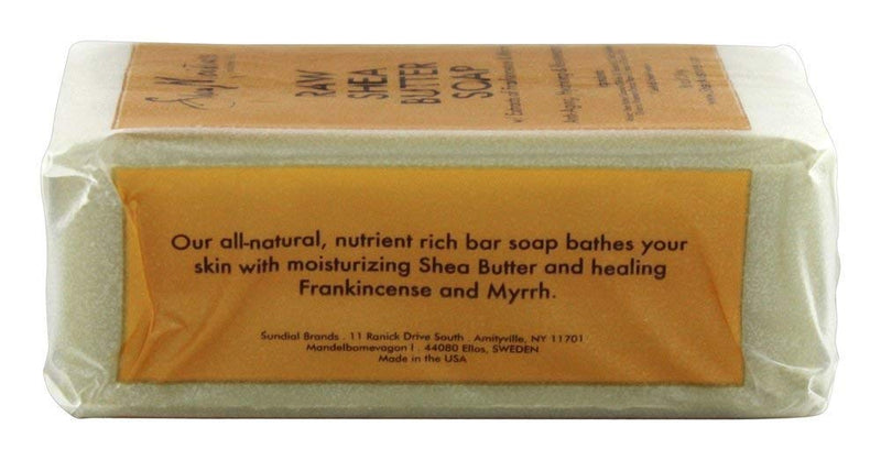 Shea Moisture Raw Butter Bar Soap, 8 Ounce, Pack of 2 Coconut & Frankincense & Myrrh 8 Ounce (Pack of 2)