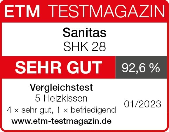 [Australia] - Sanitas 273.22 SHK 28 heating pad one size white 